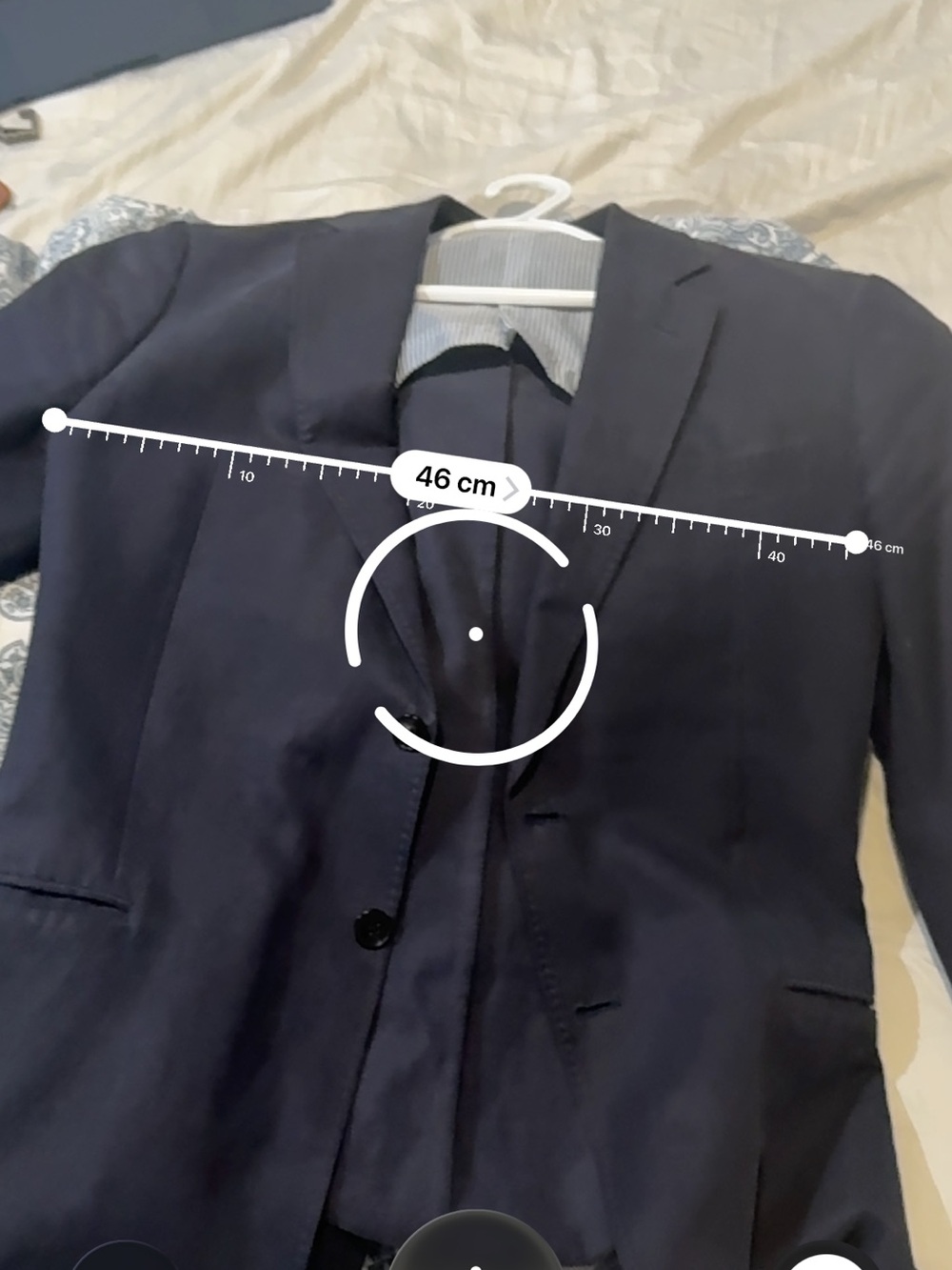 Armani collezioni Men's Navy Linen Blazer 38R - Picture 8 of 13